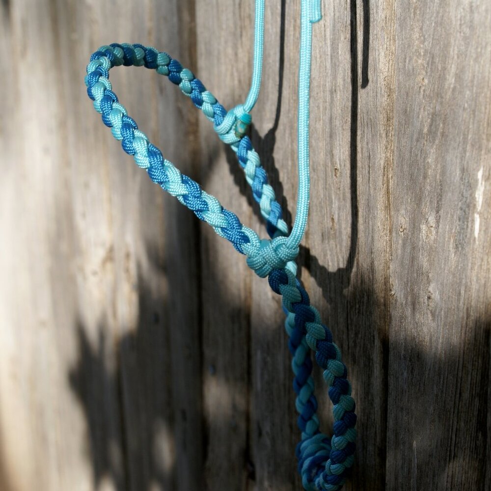 Handmade Braided Paracord Western Horse Training Cavesson/Caveson Noseband - Picture 5 of 7